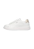 LIU JO Sneaker Babol (White/Light Gold BF5059 PX748, Sistema Taglie Calzature EU, Adulto, Donna, Numero, Media, 38)