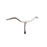 MANUBRIO CROMATO IN ACCIAO 22,2 MM PER BICI OLANDA BICICLETTA DA PASSEGGIO CITY BIKE UNIVERSALE DONNA UOMO IDEALE PER BICI 24" 26" 28"