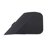 eMagTech Copertura per gancio di traino per paraurti anteriore dell'auto, in plastica nera, compatibile con Ford Fiesta 2008-2012 1532222