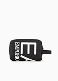 Emporio Armani Pochette beauty case train uomo EA7 black/white logo UBS23EA01 245076 3R910 Piccola