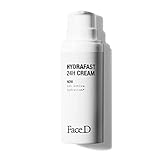 Face D - Hydrafast Crema Viso e Collo Super Idratante durata 24H con Acido Ialuronico SPF15, 50 ml