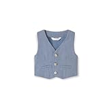 Mayoral Newborn Gilet Elegante da Cerimoni in Misto Lino Azzurro 18 Mesi
