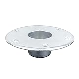 GATE14® Base Supporto Tavolo in Alluminio per Gamba Ø 60 mm, Fissaggio a Pavimento