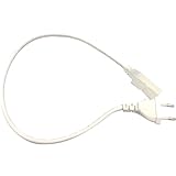 SILVER ELECTRONICS - Cavo di alimentazione per striscia LED monocolore 230 V 12 mm con spina IP44 + tappo finale, connettore stretto