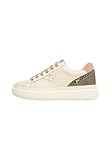 Nero Giardini I514160D Sneakers Donna in Pelle, Suede E Materiale Tecnico - Milk 38 EU