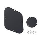 Banworks 1 Ply LP Backplate Cavity Cover e Control Switch Rear Plate Cover Set per Gibson Standard e Custom Les Paul LP JT/HGB-03 Nero opaco
