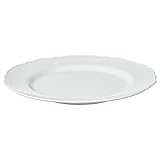 IKEA UPPLAGA Piatto 28 cm, Bianco