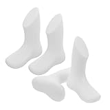 DOITOOL 2 paia Manichini Piedi in Plastica Modelli Piedi Bimbo Leggeri e Resistenti per Esposizione Calzini Sandali e Scarpe Ragazzo Ragazza Supporto Sicuro e Compatto per Negozi e