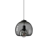 XYBZJP Lampadario a soffitto con Sorgente Luminosa E27, Paralume Rotondo in Vetro con Lampada a Sospensione, plafoniera Decorativa in Stile Moderno Americano, Lampada a Sospensione per Portico Studio