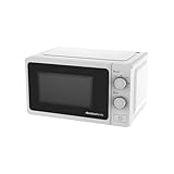 Melchioni Family Forno Microonde con Grill 20L, ONDA, Multifunzione, 800W, Regolazione Manuale, Funzione Grill, Timer 1-35 Min, Dimensioni 45,1x31,9x25,4 cm