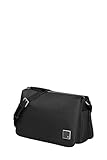 Samsonite Essentially Karissa, Borsa a tracolla M con 3 scomparti, 28 cm, Nero (Black)