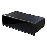 Audioproject A184 - Vano portaoggetti universale per Mascherina Autoradio Radio 1 DIN telaio porta radio per Golf 4 Passat VW Polo Lupo Volvo Skoda Seat FIAT Mazda Ford Audi Mercedes ISO 187x102x58mm