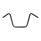 Manubrio Alto Da 10" per Motociclette - Design Ergonomico, 22mm nero