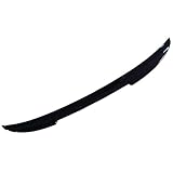 SOUTES Auto Spoiler Posteriore per B-MW M E46 E90 E60 E61, Spoiler Posteriori Tetto Bagagliaio Spoiler Alettone Labbro Ala di Coda Accessori,A/Black