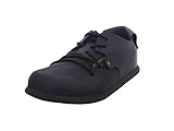 Montana Black Leather Adults Lace up Shoes