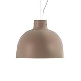 Kartell Bellissima, Lampada a Sospensione, Tecnopolimero termoplastico colorato in Massa, Tortora, Ø 50 x H 41 cm [Classe di efficienza energetica E]