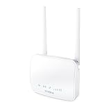 STRONG Router 4G LTE, Router WiFi N300 con Scheda Sim, Cat 4 fino a 150Mbit/s, 2 antenne esterne, porta LAN Ethernet, gestione completa del codice PIN, WPA/WPA2, WPS, fino a 32 dispositivi