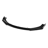 NFNFFC Auto Spoiler Frontali per Peugeot 107 206 207 208 301 307 308 407 408 607, Paraurti Anteriore Spoiler Lip Splitter Diffusore Body Kit, Accessori Auto,Glossy Black