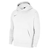 Nike Park 20 Felpa con cappuccio, Unisex Bambini, Bianco / Lupo Grigio, M