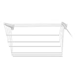 Jumbo Steed120 Stendino a Parete/Soffitto Plastificato, Acciaio, Multicolor, 120 cm