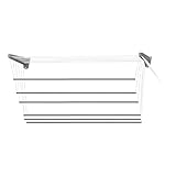 Jumbo inoxSteed160 Stendino a Parete/Soffitto Inox, Acciaio, Multicolor, 160 cm