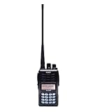 PNI Alinco DJ-500-E - Stazione radio portatile VHF/UHF, potenza regolabile, 200 CH, 1500 mAh, Talk Around, VOX, TOT, CTCSS, DCS, radio FM + cuscinetto adesivo, colore: blu