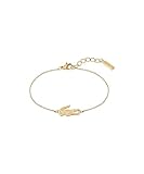Lacoste Braccialetto a Catena da Donna Collezione CROCODILE in Oro Rosa con un Charm a forma di Coccodrillo - 2040048