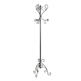 Spazio Casa Appendiabiti da Terra 3P in Ferro Battuto - Ferro anticato