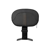 Fiakaon Coprisella Cuscini per sedili Sella per passeggero con Due posti per Moto, Adatta per Harley Touring CVO Street Electra Glide Road King 2009-2023(E)