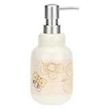 THUN, Dosa Sapone in Gres, Linea Elegance, Dispenser Sapone, Idea Regalo per la Casa, 8 x 8 x 19 cm