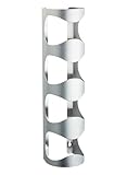 Bar Craft Portabottiglie in Acciaio Inox, Argento, 45 cm x 11 cm x 10 cm