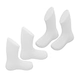 Healifty 2 paia Modello Piede Plastica Manichino Piedini Bimbo per Esposizione Calzini e Scarpe Stabile e Resistente per Negozi e Vetrine