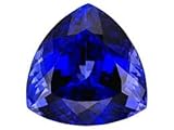 Radheyma Tanzanite naturale, pietra portafortuna del mese di dicembre, taglio a tringle, certificato GGTL, gemma sciolta per gioielli unisex (peso della pietra 5,25 ratti, 4,75 carati), dimensione