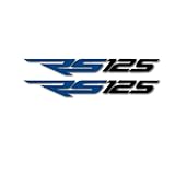 GQUIKGW Adesivo per Moto per Aprilia RS 125 RS125 Adesivi per Decalcomanie per Protezione Moto(Blue)