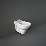 CAESAROO Bidet sospeso in Ceramica 36,5x55 cm Serie Oxford - Bianco Lucido, Standard