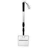 Pollo -Coop Rake - Strumenti di Pulizia di Coops, Pala separatore di Cacca | 5.51x5.51 Pollici Separatori di Sabbia di Letame, detergente per rifiuti Regolabili, Strumento in Uso del Cortile