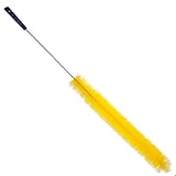 Sicignano | Lavadamigiana 90 cm in Plastica e Metallo, Spazzola per Damigiane e Bottiglie Profonde, Pulizia Efficace e Duratura, Colori Assortiti