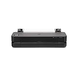 HP DesignJet T230 24 da 61 cm, (5HB07D), Stampante Grandi Formati, Plotter, Standard A4-A1, 68 stampe A1/h, Wi-Fi, Ethernet, USB, 2400x1200 dpi, Metallo Riciclato, Garanzia 1 anno, HP Click, Nero