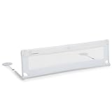 Foppapedretti Sponda da Letto Hoplà 150 cm, per bambini da 18 mesi a 5 anni, Fissaggio sotto materasso, Pieghevole e Trasportabile, Borsa da trasporto inclusa, Sicura e Protettiva, Bianco