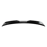 Spoiler Posteriore per Auto Lancia Ypsilon 2012 2013 2014 2015 2016 2017 2018 2019 2020 2021 2022 2023 2024, Accessori Esterni per Labbro Del Portellone Posteriore,Gloss Black