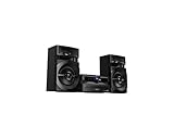 Panasonic SC-UX102E-K Sistema Mini, 300 W, Speaker a 2 Vie, Woofer da 13 cm, Lettore CD, CD-R/R W, Bluetooth, USB, DAB/DAB+, 30FM/15AM RDS, AUX, Audio di Qualità, Illuminazione Blu, Nero