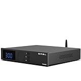 S.M.S.L A300 Amplificatore di potenza HiFi, Classe D Amp integrato SDB Effetti sonori Ricevitore audio ad alta risoluzione, RCA, Bluetooth 5.0, Ingresso USB, 165W x 2 THD+N 0,004% (con telecomando)