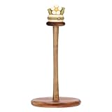 THUN - Portarotolo - ceramica e legno - Collezione Country Bloom - 18 x 36 cm