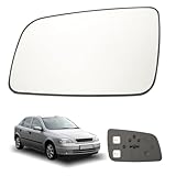 Anlseiod Adatto per O-pel Astra G 1998–2004 specchietto di ricambio, Vetro Specchietto Retrovisore Lato Sinistro, Vetro Specchietto Retrovisore Lato Sinistro adatto per asferico(Sinistra Astra G)
