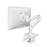 Ergotron LX Pro Premium - Supporto da scrivania per monitor piatto curvo fino a 34", VESA 75x75mm o 100x100mm, colore: Bianco