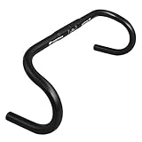 Andifany Manubrio Piegato per Bici da Corsa per Bici da Strada 25,4X420 Mm Manubrio per Bici da Strada