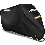 Favoto Telo Coprimoto Resistente a Acqua, Polvere, Pioggia, Vento, Escrementi di Uccelli, Copertura Antifurto per Moto Motorino Motocicletta Scooter - 245 * 105 * 125cm (XXL)