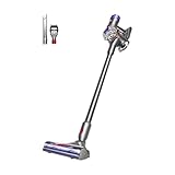 Dyson V8 Advanced™ Aspirapolvere senza filo – 130 AW, 40 minuti di autonomia, Spazzola Motorbar anti groviglio, accessori combinati, stazione di ricarica a muro, Argento/Nichel