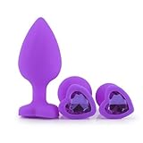 QiKKago Attrezzatura per Esercizi per Le Natiche Accessori in Silicone Viola Attrezzatura per Esercizi per l'interno Coscia Regalo per la Coppia -Q
