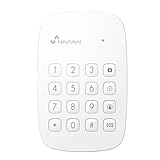 Nivian - Tastiera wireless compatibile con allarme Nivian - Adatta per uso interno - Molteplici funzioni di gestione - Lettore TAG RFID - Facile installazione senza bisogno di cavi